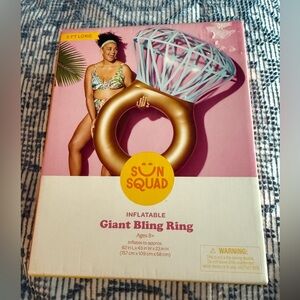 Sun Squad Inflatable Giant Bling Ring